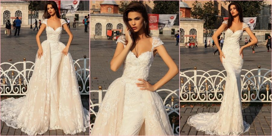 Для зимнего торжества актуален цвет айвори