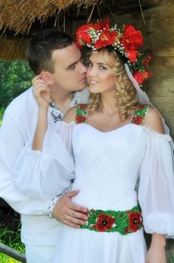 Свадьба в русском народном стиле в России