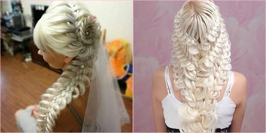 Модные ажурные косички
