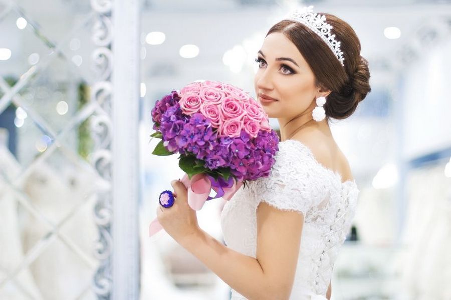 Невеста с букетиком