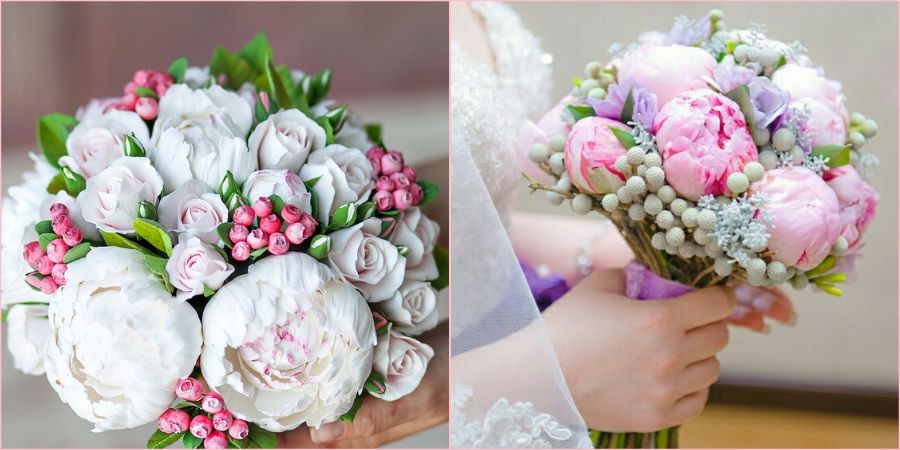 Шедевры из нежных цветочков