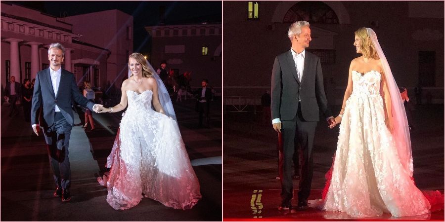 Собчак в платье Galia Lahav