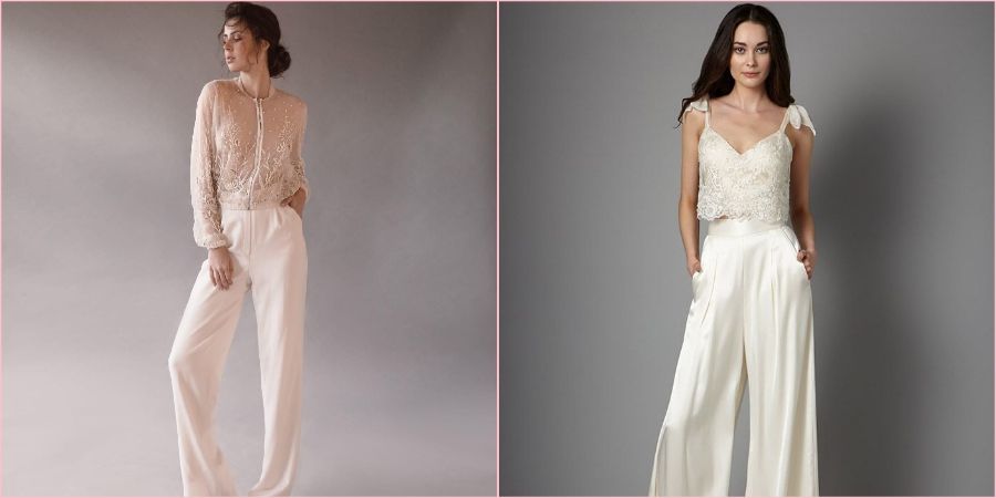 В костюмчиках новобрачные выглядят стильно и современно
